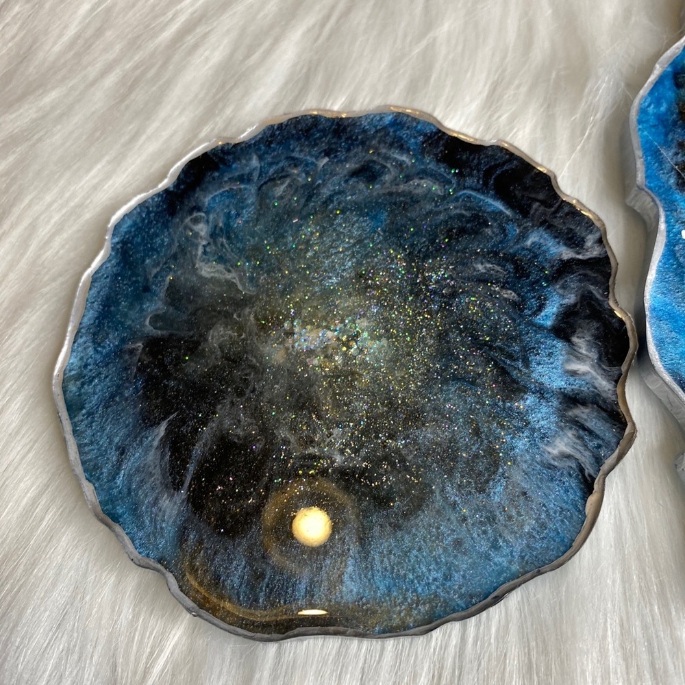 Customizable Luxury resin Coaster